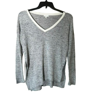 Aritzia Wilfred Heathered‎ Gray Sherbrooke Light Oversized Sweater Womens XXS